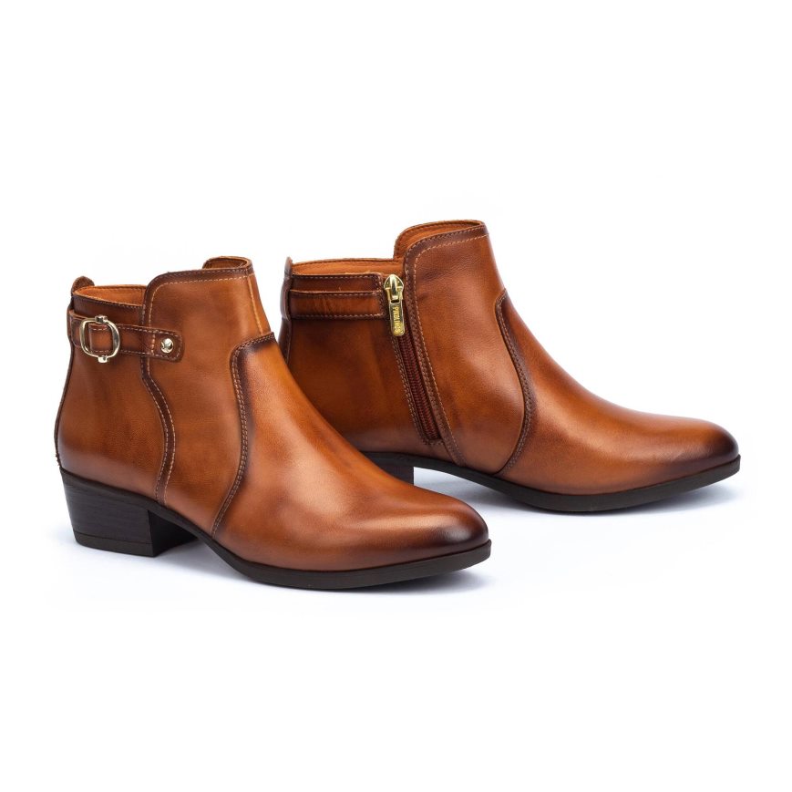 Women's Pikolinos DAROCA Ankle Boots Brown | NZ UQ52A73